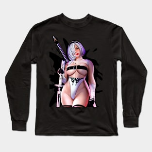 Nier automata 2B  bikini Long Sleeve T-Shirt